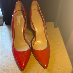 Elegant Red Michael Kors Women's Heels